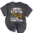 2019 High School Graduation Gamer Graduation Mineral Wash Tshirts Mineral Black