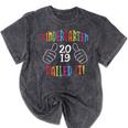 2019 Kindergarten Graduation Mineral Wash Tshirts Mineral Black