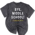 2019 Middle School Graduation Junior High Student Shirt Mineral Wash Tshirts Mineral Black