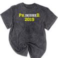 2019 PhinisheD Graduation Ph D College Phinished Mineral Wash Tshirts Mineral Black