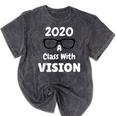 2020 A Class With Vision Perfect Eyesight Graduation T Mineral Wash Tshirts Mineral Black