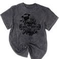 2025 Graduation The Tassel Was Worth The Hassle University Mineral Wash Tshirts Mineral Black