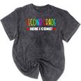 2nd Grade Here I Come Kids 1st Grade Graduation Mineral Wash Tshirts Mineral Black