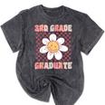 3rd Grade Graduation Cute Groovy Last Day Of Third Grade Mineral Wash Tshirts Mineral Black