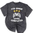 5th Grade Graduation Video Gamer Tee Mineral Wash Tshirts Mineral Black