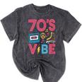 70s Retro Style Roller Skate Cassette Music Nostalgia Mineral Wash Tshirts Mineral Black 70s Retro Style Roller Skate Cassette Music Nostalgia Mineral Wash Tshirts Mineral Black