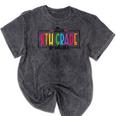 8th Eighth Grade Graduation 2025 Graduate Last Day Of School Mineral Wash Tshirts Mineral Black
