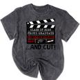 8th Grade Graduation 2026 Graduate Clapperboard Mineral Wash Tshirts Mineral Black