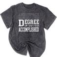 Aerospace Engineering Degree College Graduation T-Shirt Mineral Wash Tshirts Mineral Black