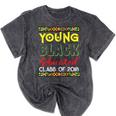 African American High School Graduation Grad Shirt Mineral Wash Tshirts Mineral Black