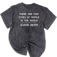 Anti Social Avoid People Introvert Mineral Wash Tshirts Mineral Black