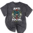 Antisocial Introvert I Like Being Alone Mineral Wash Tshirts Mineral Black Antisocial Introvert I Like Being Alone Mineral Wash Tshirts Mineral Black