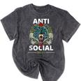 Antisocial Introvert I Like Being Alone Mineral Wash Tshirts Mineral Black Antisocial Introvert I Like Being Alone Mineral Wash Tshirts Mineral Black