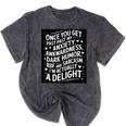 Anxiety Awkward Dark Humor Quote Introverts Sarcastic Mineral Wash Tshirts Mineral Black