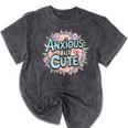 Anxious But Cute Introvert Floral Social Anxiety Mineral Wash Tshirts Mineral Black Anxious But Cute Introvert Floral Social Anxiety Mineral Wash Tshirts Mineral Black