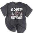 AP Chemistry Survivor Graduation 2024 High School Mineral Wash Tshirts Mineral Black