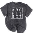 Architect Graduation Men & Women Architects Square Mineral Wash Tshirts Mineral Black