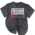 Architecture Degree Loading Graduation Student Mineral Wash Tshirts Mineral Black