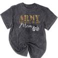 Army National Guard Mom Army National Guard Graduation Mom Mineral Wash Tshirts Mineral Black