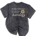 Astrology Quote For Introvert Astrologists Spirituality Mineral Wash Tshirts Mineral Black