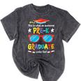 What An Awesome Pre-K Graduate Looks Like 2025 Graduation Mineral Wash Tshirts Mineral Black