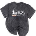 What An Awesome Valedictorian Looks Like Graduation Tee Mineral Wash Tshirts Mineral Black