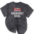 Awkwardly Social Socially Awkward Anxious Introverts Mineral Wash Tshirts Mineral Black Awkwardly Social Socially Awkward Anxious Introverts Mineral Wash Tshirts Mineral Black
