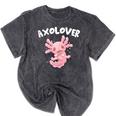 Axolovert Axolotl Humor Salamander Introvert Mineral Wash Tshirts Mineral Black Axolovert Axolotl Humor Salamander Introvert Mineral Wash Tshirts Mineral Black