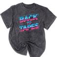 Back To Tapes Retro 80s Cassette Mixtape Nostalgia Mineral Wash Tshirts Mineral Black Back To Tapes Retro 80s Cassette Mixtape Nostalgia Mineral Wash Tshirts Mineral Black