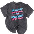 Back To Tapes Retro Cassette Mixtape 80s Nostalgia Mineral Wash Tshirts Mineral Black Back To Tapes Retro Cassette Mixtape 80s Nostalgia Mineral Wash Tshirts Mineral Black