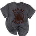 Bad At People Ferret Introvert Saying Slogan Tee Mineral Wash Tshirts Mineral Black Bad At People Ferret Introvert Saying Slogan Tee Mineral Wash Tshirts Mineral Black