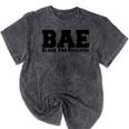 BAE And Educated Black History Month Graduation Mineral Wash Tshirts Mineral Black