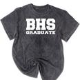 BHS High School Graduation Party Rival Game BHS Reunion Mineral Wash Tshirts Mineral Black