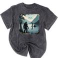 Bigfoot Sasquatch & Loch Ness Monster Introvert Bruh Mineral Wash Tshirts Mineral Black Bigfoot Sasquatch & Loch Ness Monster Introvert Bruh Mineral Wash Tshirts Mineral Black