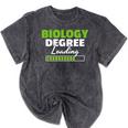 Biology Degree Loading Graduation Student Teacher Biologist Mineral Wash Tshirts Mineral Black