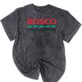 Bosco Little Puppets Help Irish Nostalgia Retro 80s Premium Tri-Blend Mineral Wash Tshirts Mineral Black