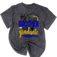 My Brother Is A Graduate Shirt Matching Family Graduation Mineral Wash Tshirts Mineral Black