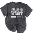 Business Management Degree Loading Graduation Mineral Wash Tshirts Mineral Black