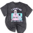 I Can't Go My Cat Said No Introvert Anxiety Cat Lover Mineral Wash Tshirts Mineral Black I Can't Go My Cat Said No Introvert Anxiety Cat Lover Mineral Wash Tshirts Mineral Black