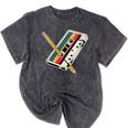 Cassette 90s Costume Party Nostalgia Mineral Wash Tshirts Mineral Black