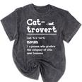 Cat-Trovert Definition Cat Introvert Pet Lover Mineral Wash Tshirts Mineral Black Cat-Trovert Definition Cat Introvert Pet Lover Mineral Wash Tshirts Mineral Black