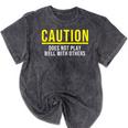 Caution Does Not Play Well With Others Introvert Mineral Wash Tshirts Mineral Black Caution Does Not Play Well With Others Introvert Mineral Wash Tshirts Mineral Black