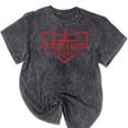 Cheerleading Senior Night Cheer Senior 2026 Graduation 69 Mineral Wash Tshirts Mineral Black