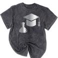 Chemistry Science Degree Graduation Mineral Wash Tshirts Mineral Black