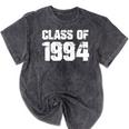 Class Of 1994 High School College Graduation Reunion T-Shirt Mineral Wash Tshirts Mineral Black