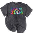 Class Of 2004 School Reunion College Highschool Graduation Mineral Wash Tshirts Mineral Black
