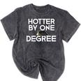 Class Of 2018 Graduation Hotter By One Degree Mineral Wash Tshirts Mineral Black