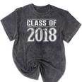 Class Of 2018 Senior Graduation Year Idea s T-Shirt Mineral Wash Tshirts Mineral Black
