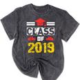 Class Of 2019 Graduation Senior High School College Mineral Wash Tshirts Mineral Black
