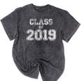 Class Of 2019 Graduation For Him Her Senior Class Mineral Wash Tshirts Mineral Black